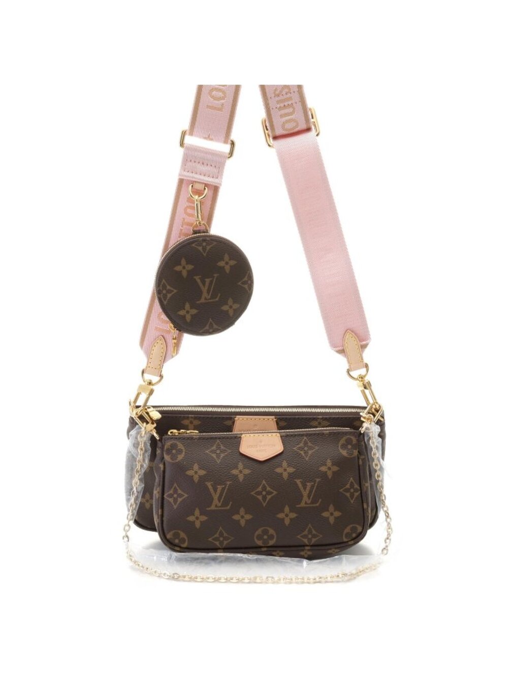 Louis Vuitton Bag Multi Pochette Accessoires Monogram Rose Clair